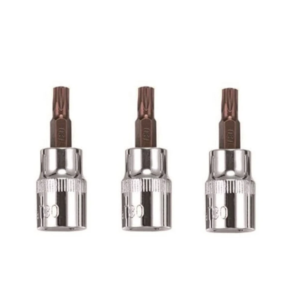 

DIY hand-making Drive Bit Sockets 3/8inch Torx S2 Steel Length 48mm New