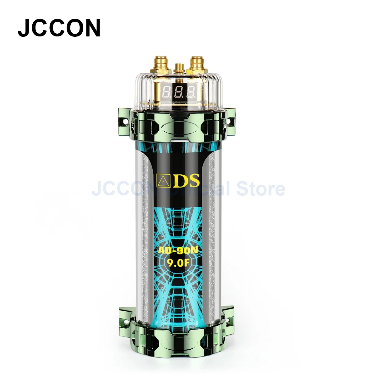 

9.0 Car Audio Farad Capacitor Super Power Subwoofer Modified with Lights LED Voltage Display Filter Capacitors Stabilized Pond