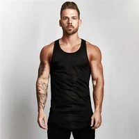 can add your own logo men vest gym tank tops bodybuilding mesh fitness sleeveless shirt male undershirt workout tank top