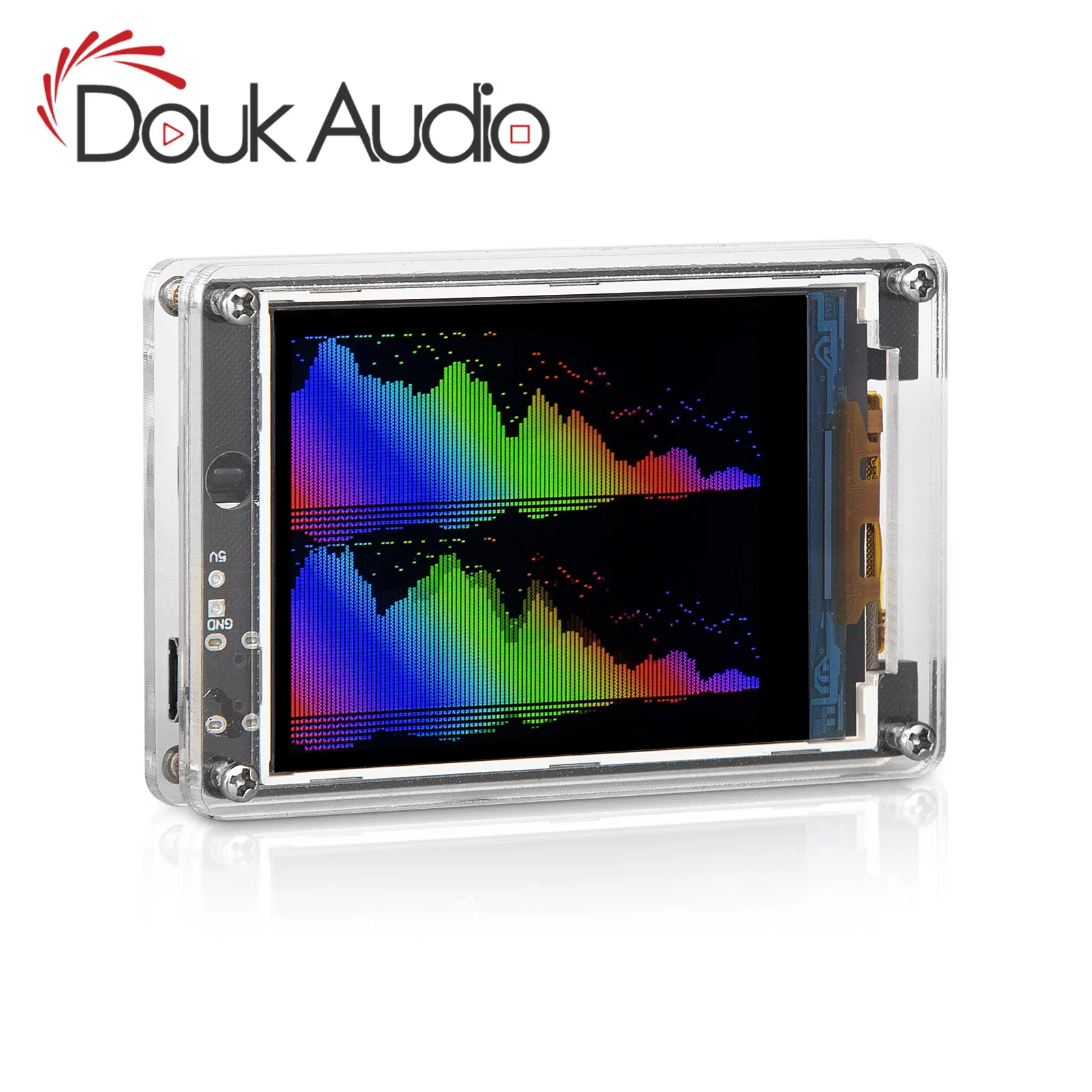 Звуковой уровень Douk с микрофоном и линейным звуком домашний декор цифровые часы