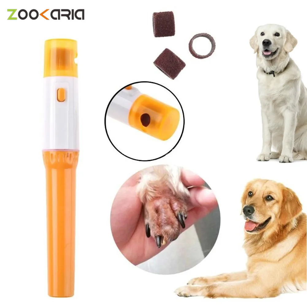 

Portable Pet Cat Dog Nail Pet Paw Grooming Tools Grooming Grinder Trimmer Clipper Electric Painless Dog Nail Clipper File Kit