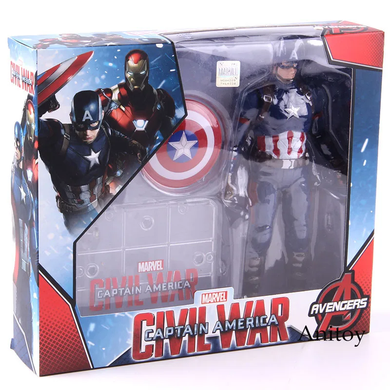Фигурки Marvel, Капитан Америка 3, игрушки из серии «Civil War», Капитан Америка, ПВХ, Коллекционная модель, игрушки для мальчиков
