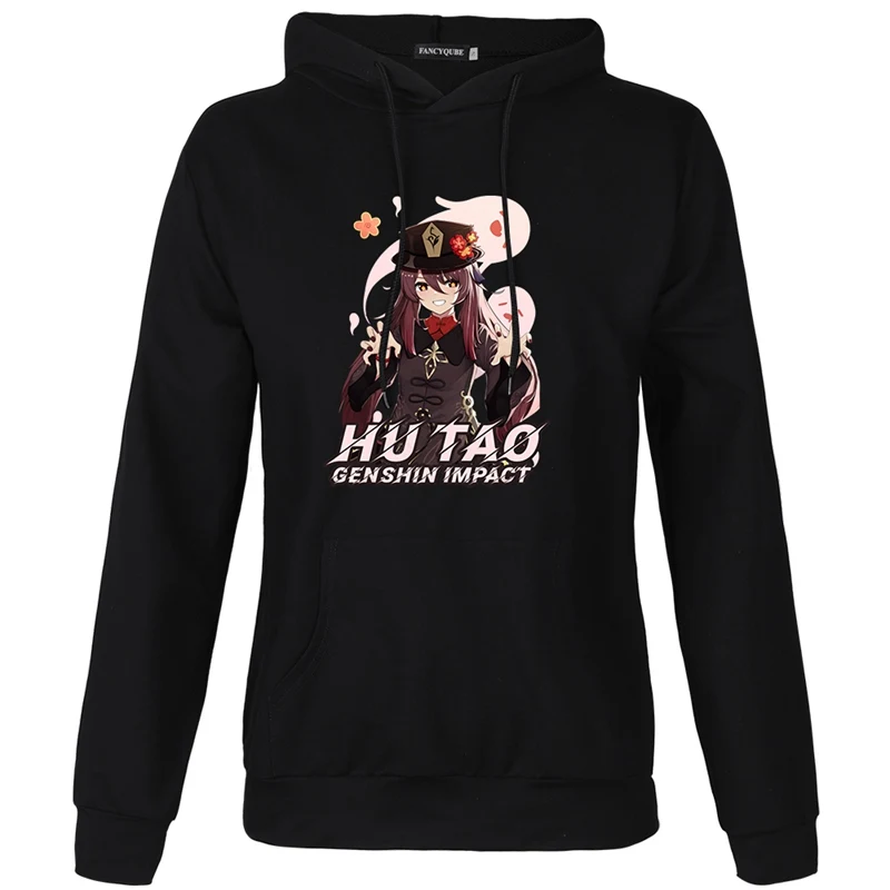 

Anime Genshin Impact Hoodie Men Streetwear Pullover Hu Tao Sweatshirt Unisex Graphic Top Clothes Spring Fall Harajuku Women