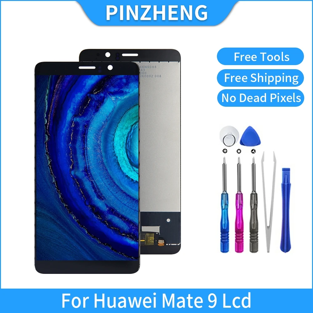 PINZHENG Original LCD For Huawei Mate 9 MHA-L09 MHA L29 AL00 LCD Touch Dispaly Mobile Lcd Screen Digitizer Replacement Display