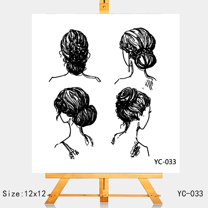 

pretty girl Silicone Clear Stamps/Seal For DIY Scrapbooking Decorative Card Making Craft Fun Decoration Supplies