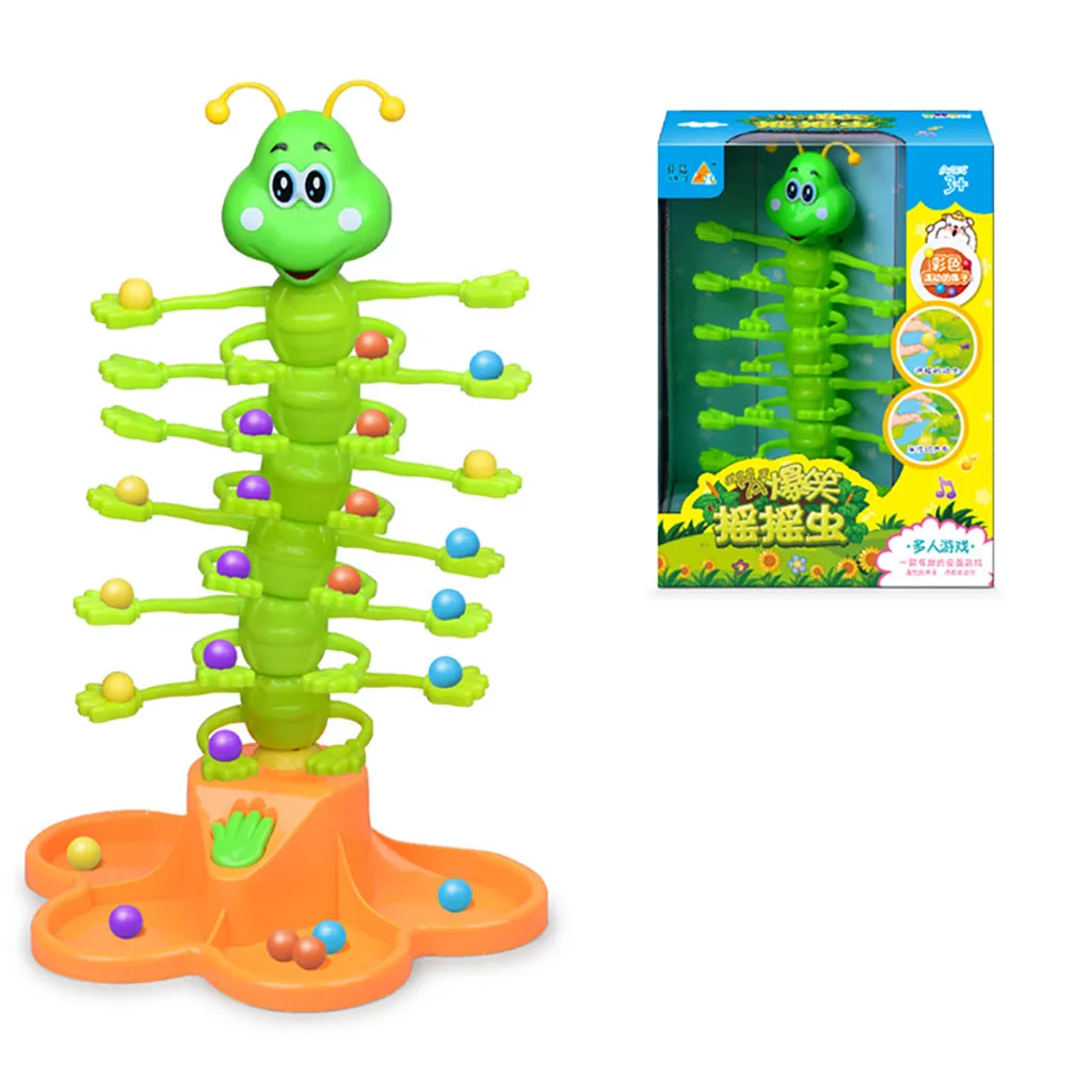 

Competitive Electric Wiggle Worm Desktop Game Family Party Screaming Tricky Toy Learning Educational Toy Assembling Build Block
