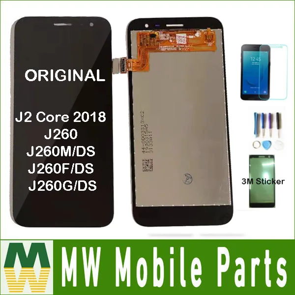 Для samsung Galaxy J2 Core J260 J260M/DS J260F/DS J260G/DS ЖК-дисплей сенсорный датчик дигитайзер сборка+ комплект