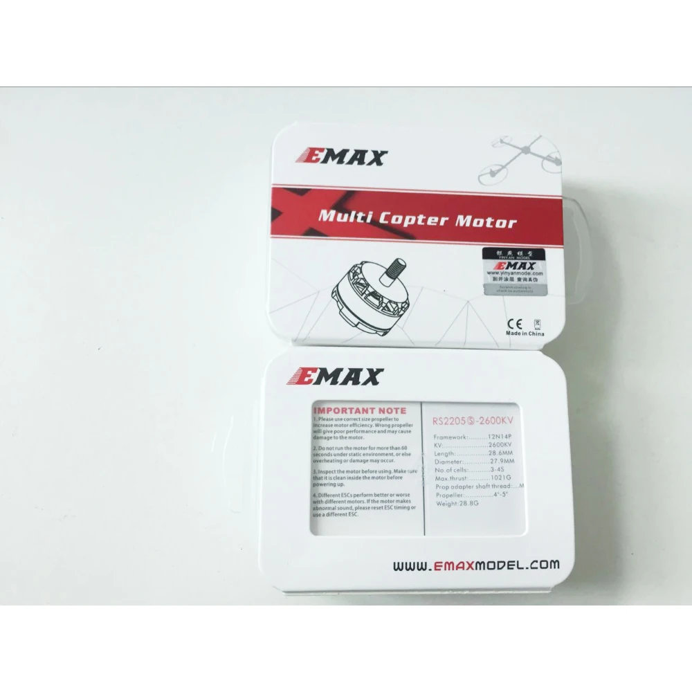 4 компл./лот Emax RS2205S 2300KV 2600KV бесщеточный двигатель для FPV Racing Quad (обновленная версия