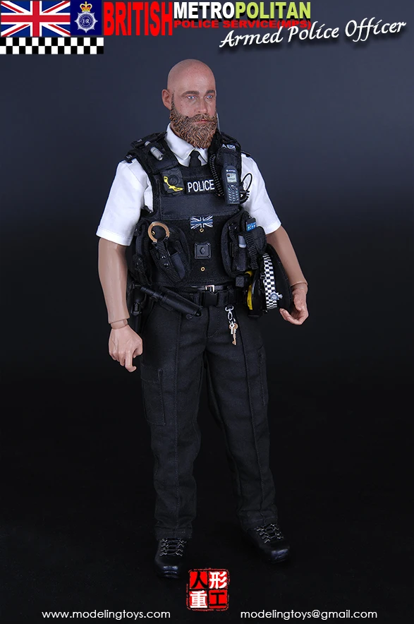 MODELING TOYS MILITARY SERIES: BRITISH METROPOLITAN POLICE SERVICE - ARMED OFFICER 1/6 Figure MMS9002 A Best Price | Игрушки и хобби
