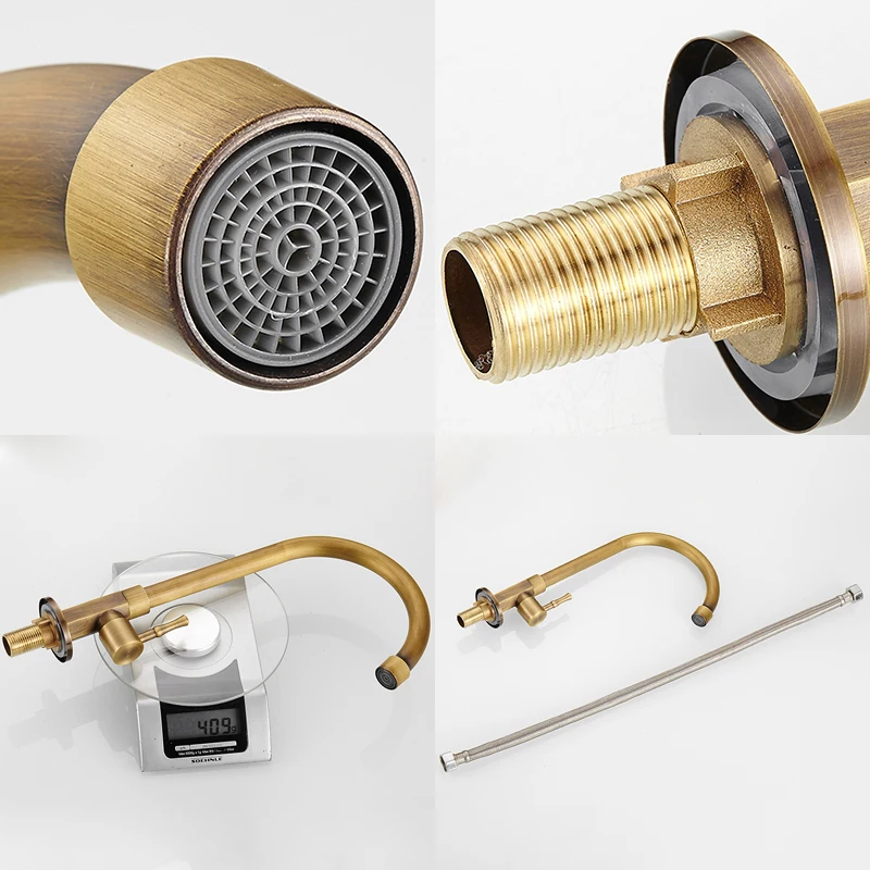 Смеситель для кухонной мойки с одним отверстием 360 градусов|Смесители кухни| |