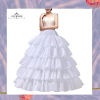 fatapaese big ruffle 4 hoops ball gown petticoats cheap black petticoat crinoline underskirt wedding accessories women tulle