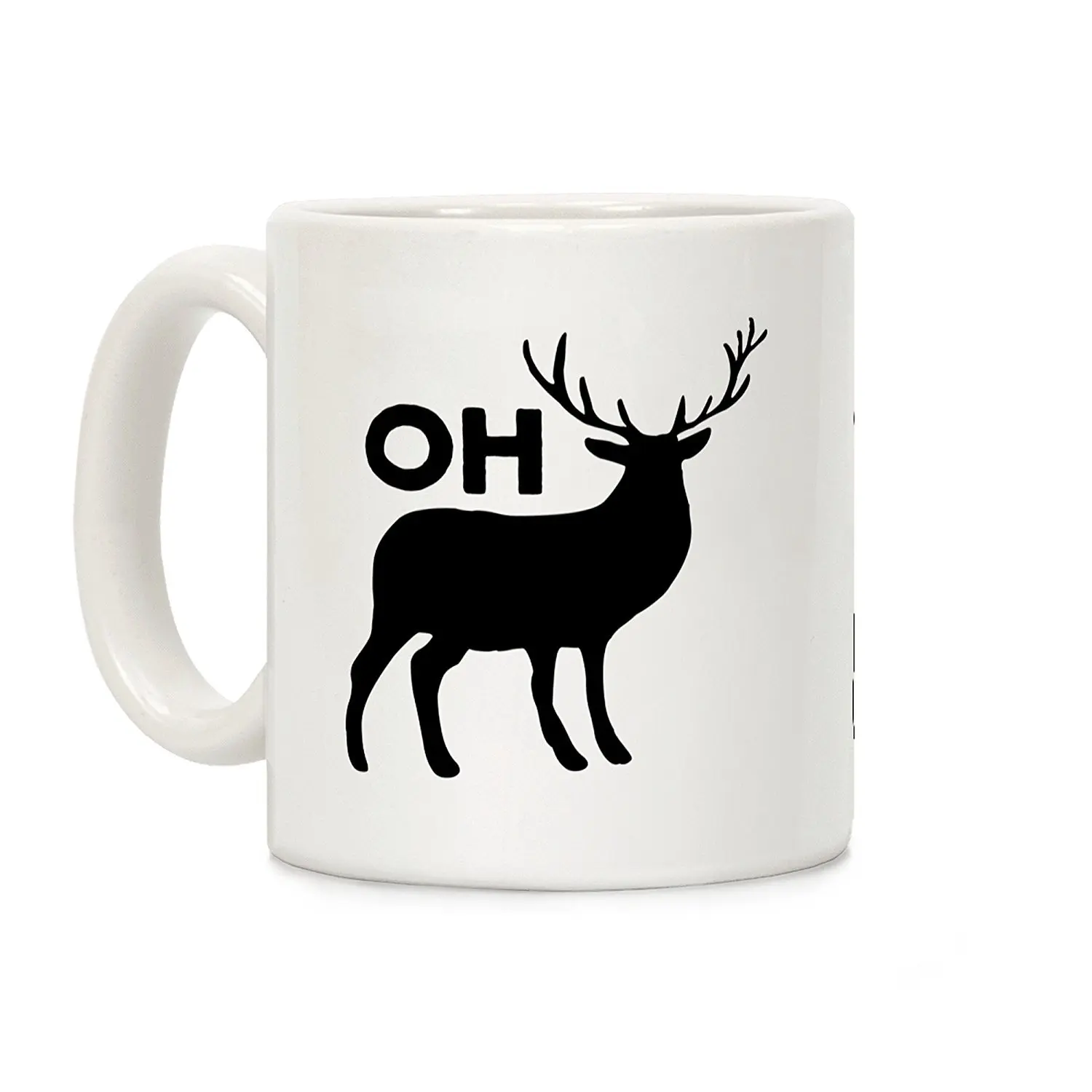 Кружка Oh Deer 10 унций забавная керамическая кружка для кофе с животными|Кружки| |