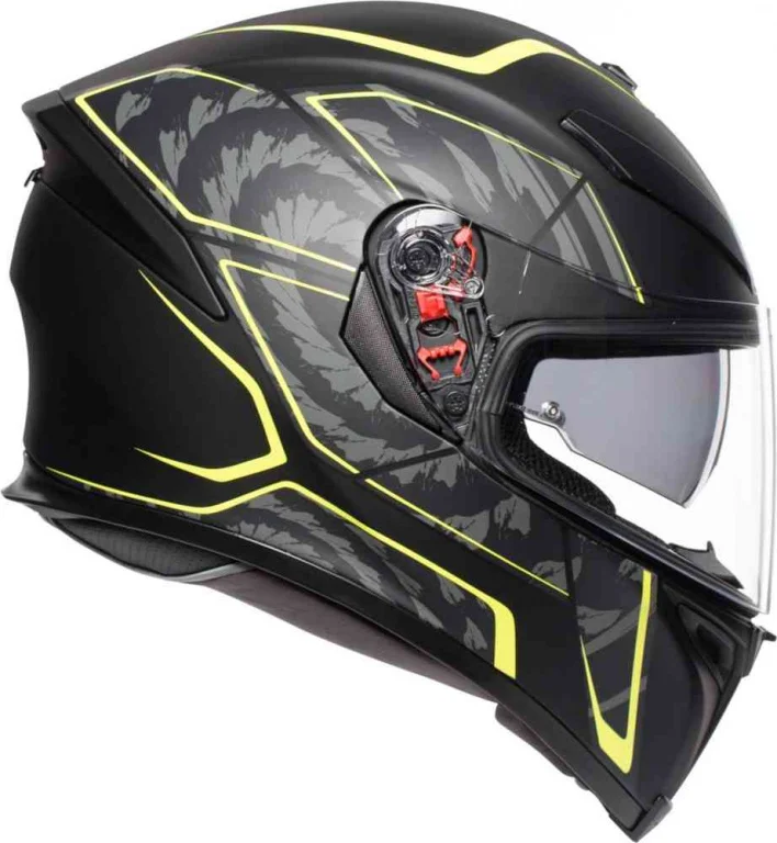 Шлем AGV K-5 S Tornado MATT Black-Yellow Fluo | Автомобили и мотоциклы
