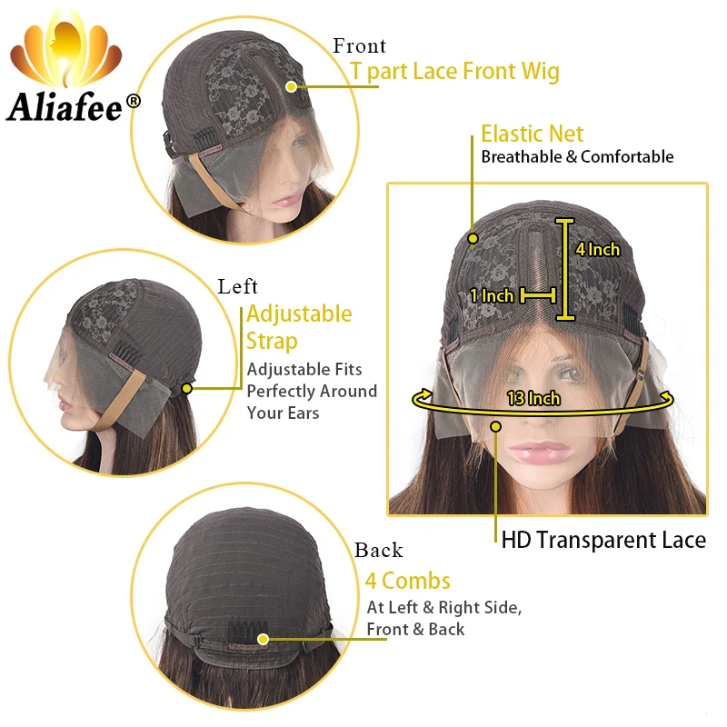 Прозрачный коричневый парик Ombre цветные человеческие волосы кружевные передние