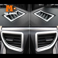 car style garnish cover frame lamp trim abs 2014 2015 2016 chrome front air condition outlet vent 4pcs for toyota corolla altis