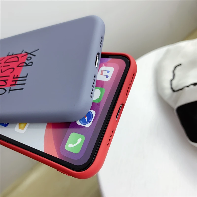 Простой оригинальный Жидкий чехол Lovebay для iPhone 11 11Pro Max X XS 7 8 6 6s Plus мягкий