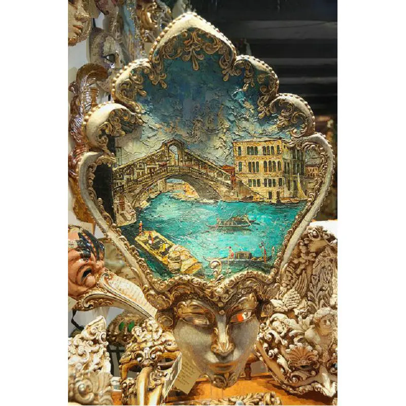 

Алмазная 5D Вышивка «сделай сам», маска для женщин, алмазная живопись, наборы для вышивки крестиком, кристаллы для рукоделия, картина, мозаич...