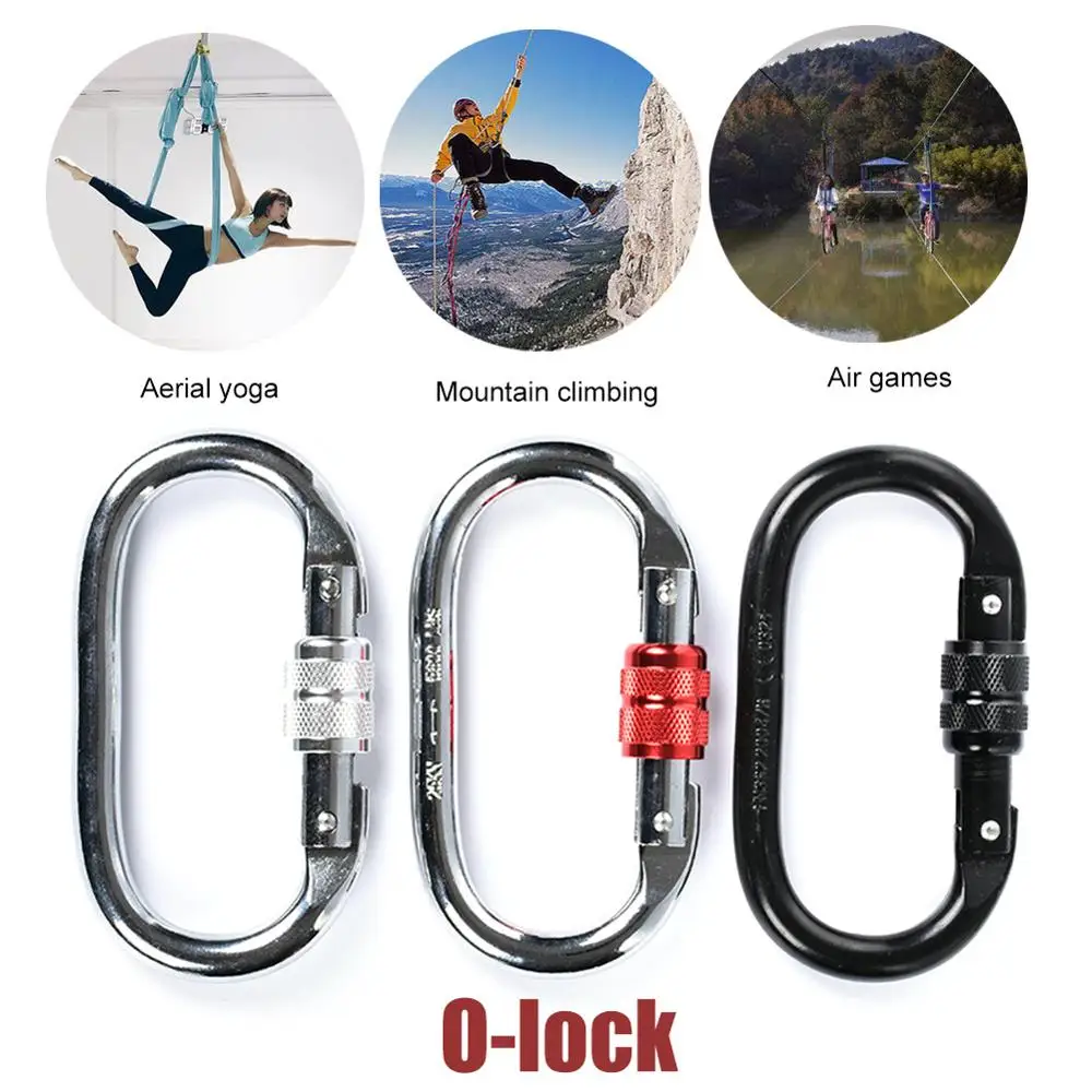 Профессиональный Мастер замок 25KN 1 пара аксессуары для йоги карабин оборудование