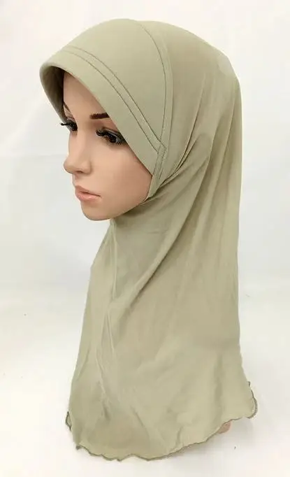 Muslim Hijab Headwear One Pieces Amira Headwrap Scarf Islamic Ramadan Turban Dubai Women Prayer Arab Jilbab Shayla | Тематическая