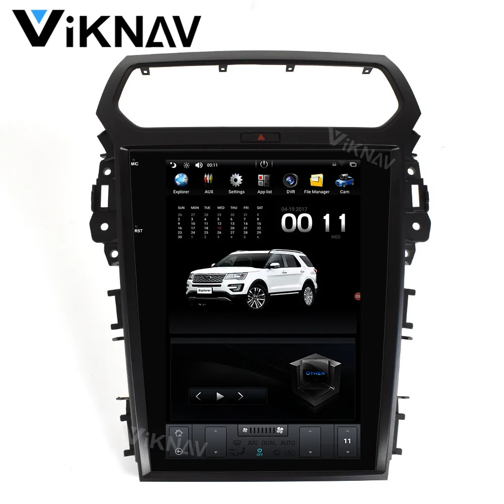 Автомагнитола 2 din для Ford Explorer 2013-2018 android вертикальный экран GPS-навигация 12 1 дюйма |