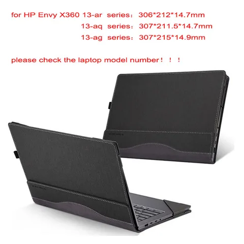 Съемный чехол для ноутбука Hp Envy X360 13,3 дюйма, креативный дизайн, чехол для ноутбука Hp из искусственной кожи, кожа, 13 дюймов, стилус в подарок