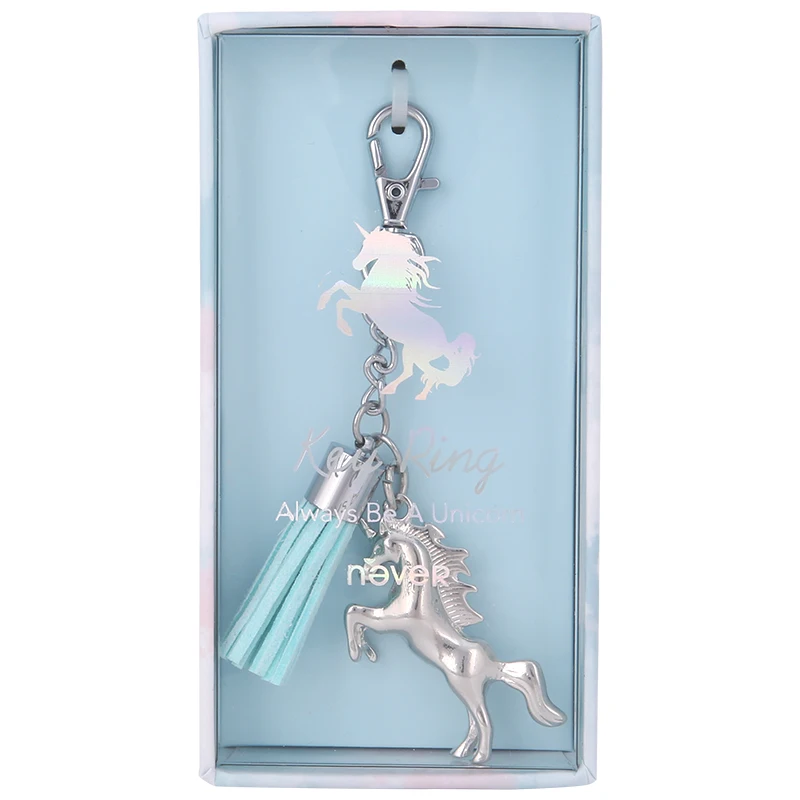 

Never Unicorn Series Spiral Ring Notebook Pendant Keychain Key Rings Gift for Ladies Girls Office and School Supplies Stationery