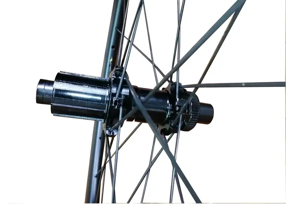 Полностью карбоновый дорожный дисковый тормоз 700c велосипедные колеса 38/50/60 мм