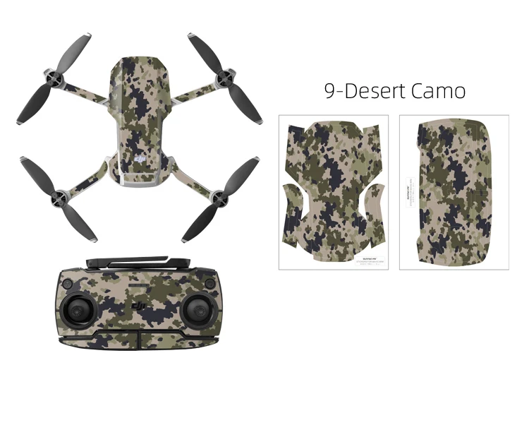Красочные ПВХ наклейки для DJI Mavic Mini водонепроницаемая кожа для дрона корпус руки протектор для пульта дистанционного управления для Mavic Mini АКСЕССУАРЫ