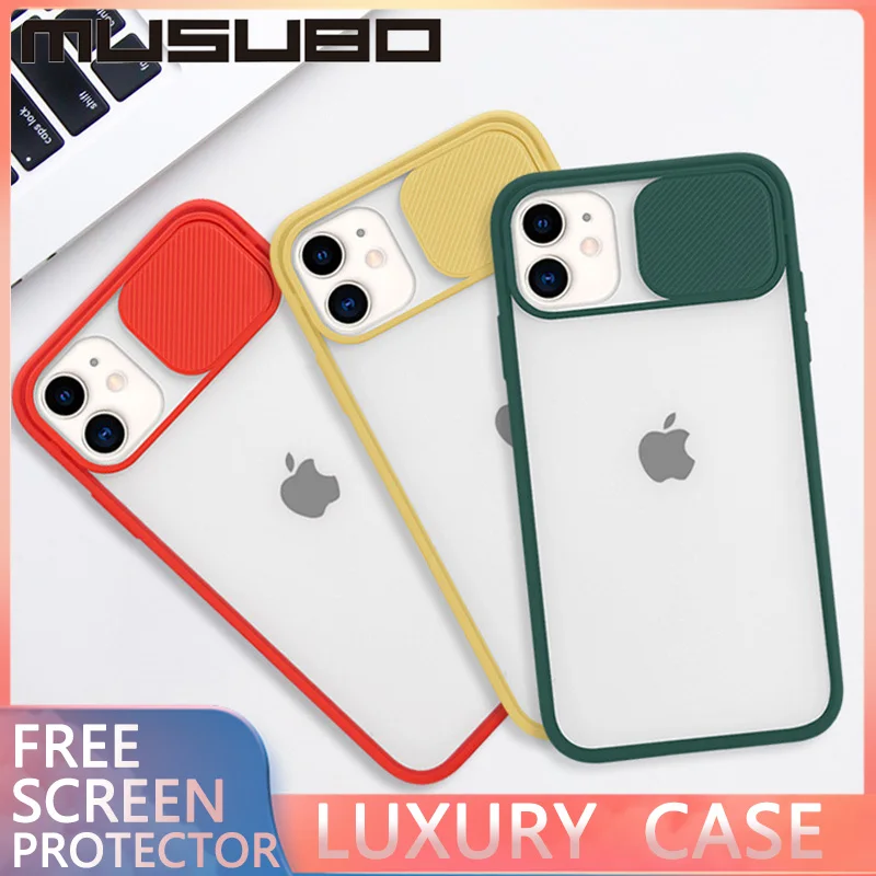 MUSUBO роскошный противоударный чехол для iPhone 11 Pro Max XS 6 7 8Plus SE 2020 Защита объектива