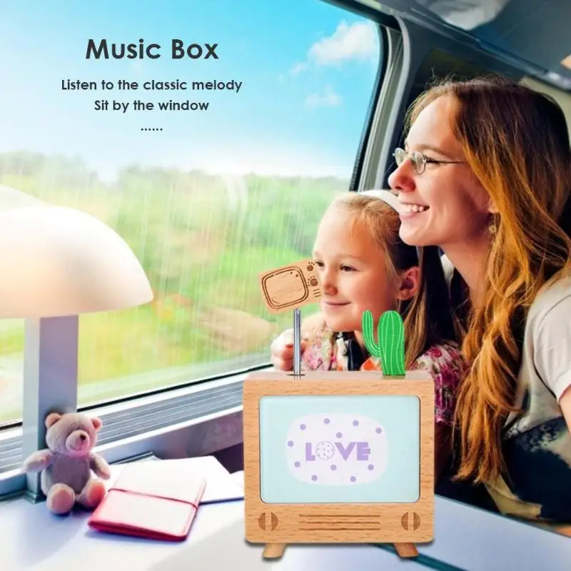 Бук кактус ТВ музыкальная шкатулка длинные Услуги жизнь Castle In The Sky