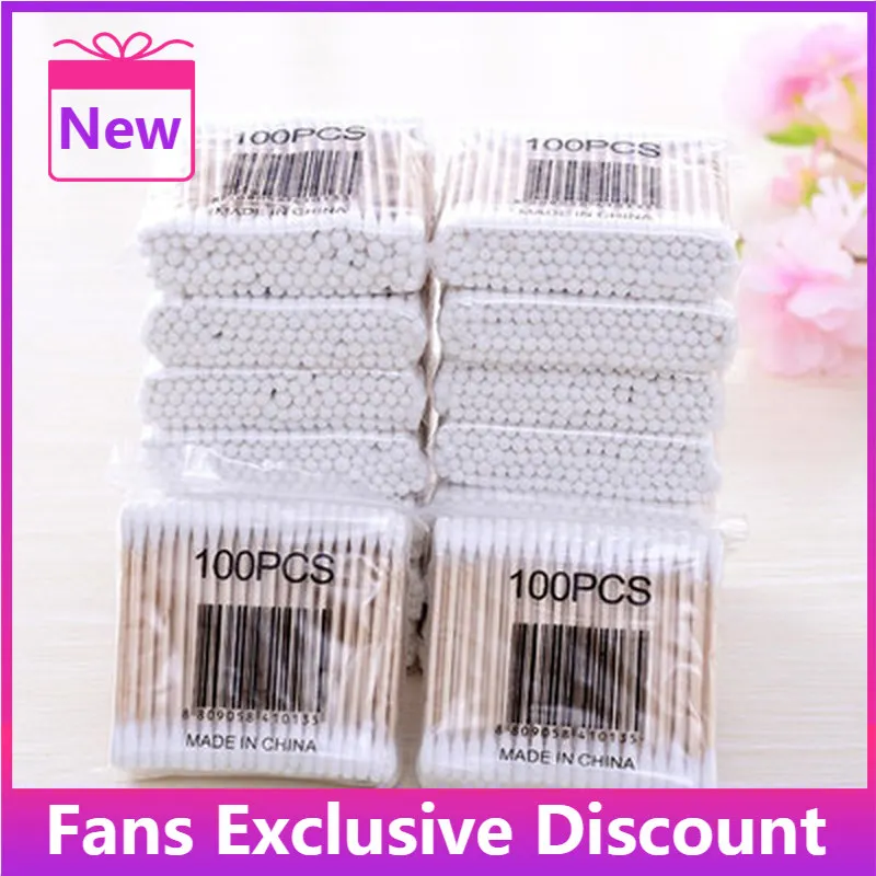 

2022 _ ватный тампон с двойной головкой, женский макияж, ватные палочки, наконечник для медицинских деревянных палочек, инструменты для ухода ...