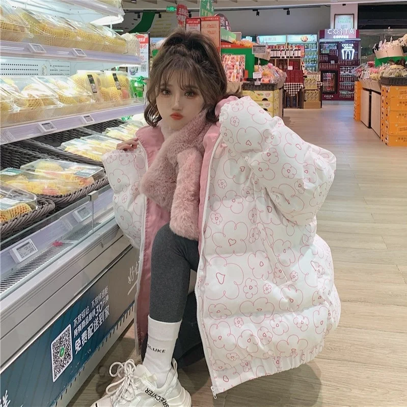 

Женская теплая хлопковая одежда на молнии, с длинным рукавом и воротником-стойкой