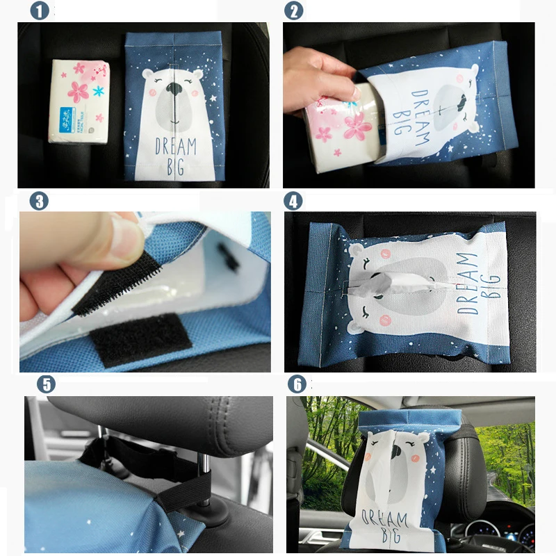 Тканевый тканевый ящик с рисунком для автомобиля подвесное хранилище Mercedes W203 BMW