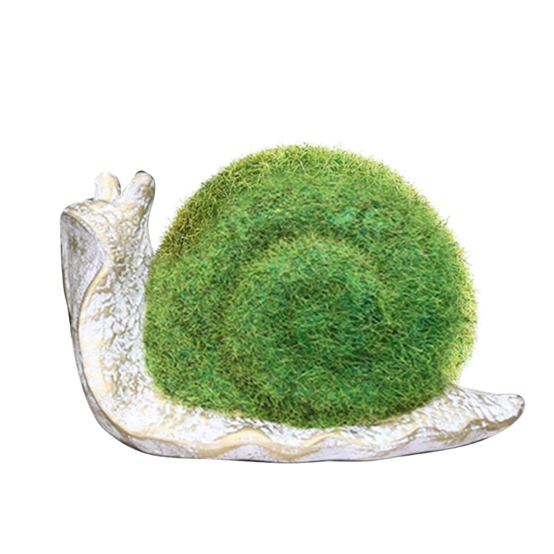 

Cute Snail Ornaments Micro Landscape Figurine Resin Craft Desktop Garden Yard Decoration