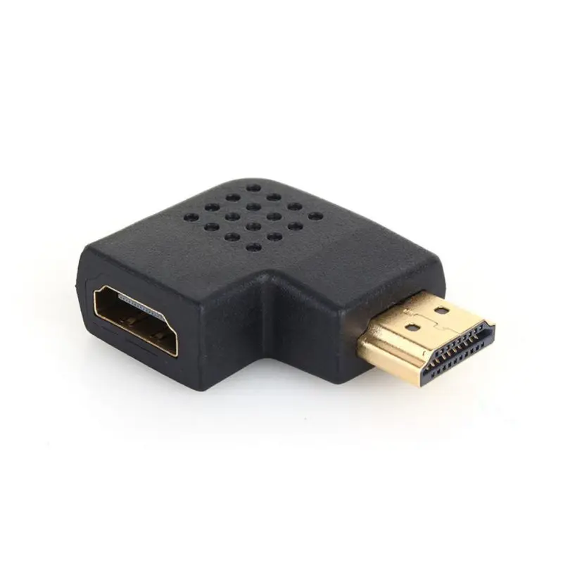 HDMI адаптер штекер-Женский переходник коннектор 90 градусов левый/правый угол и 270