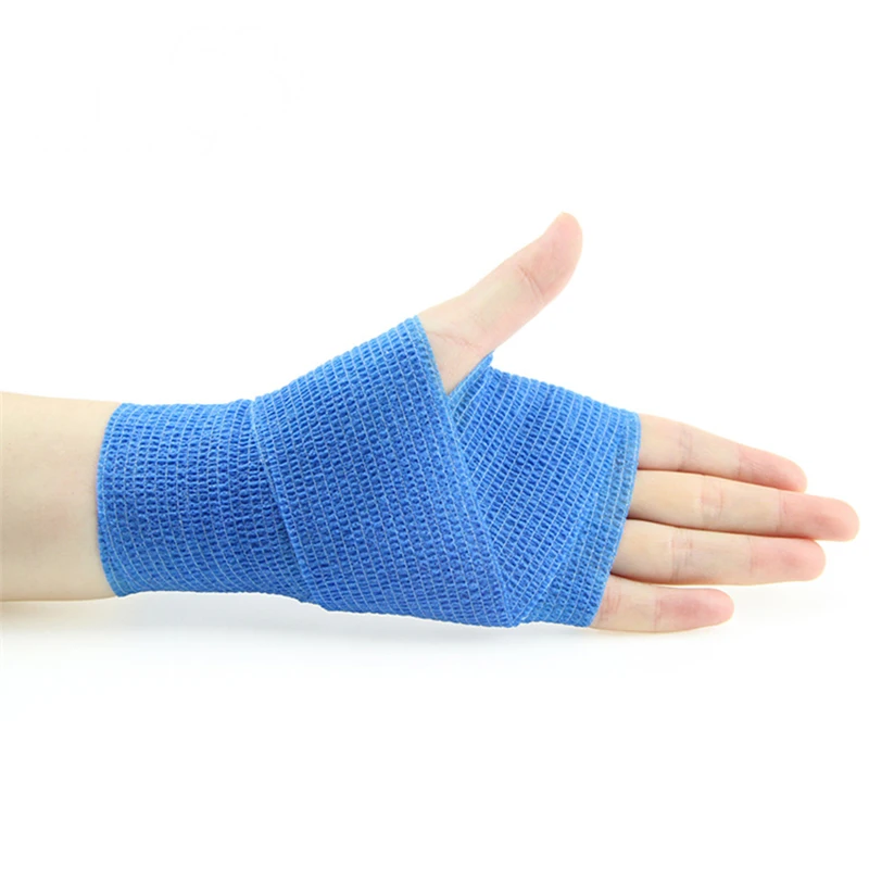 4 рулона 5 м цветная Спортивная эластичная лента рулон дышащие самоклеящиеся