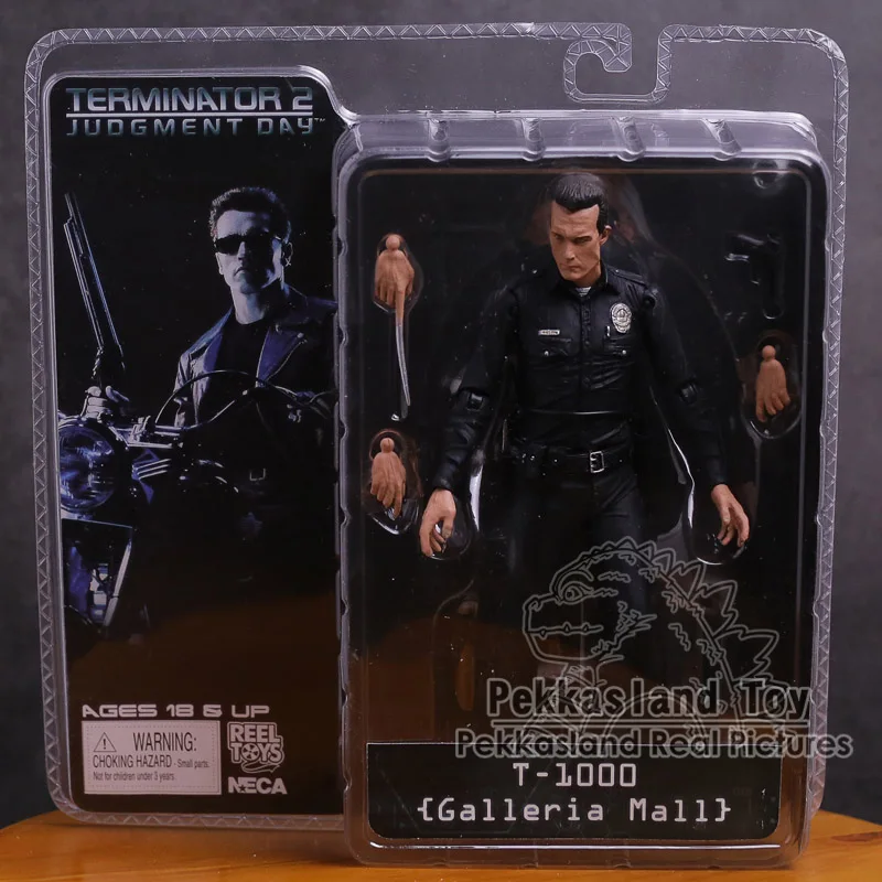 Фигурка эндоскелет NECA The Terminator T 800 1000 ПВХ коллекционная игрушка 7 дюймов 18
