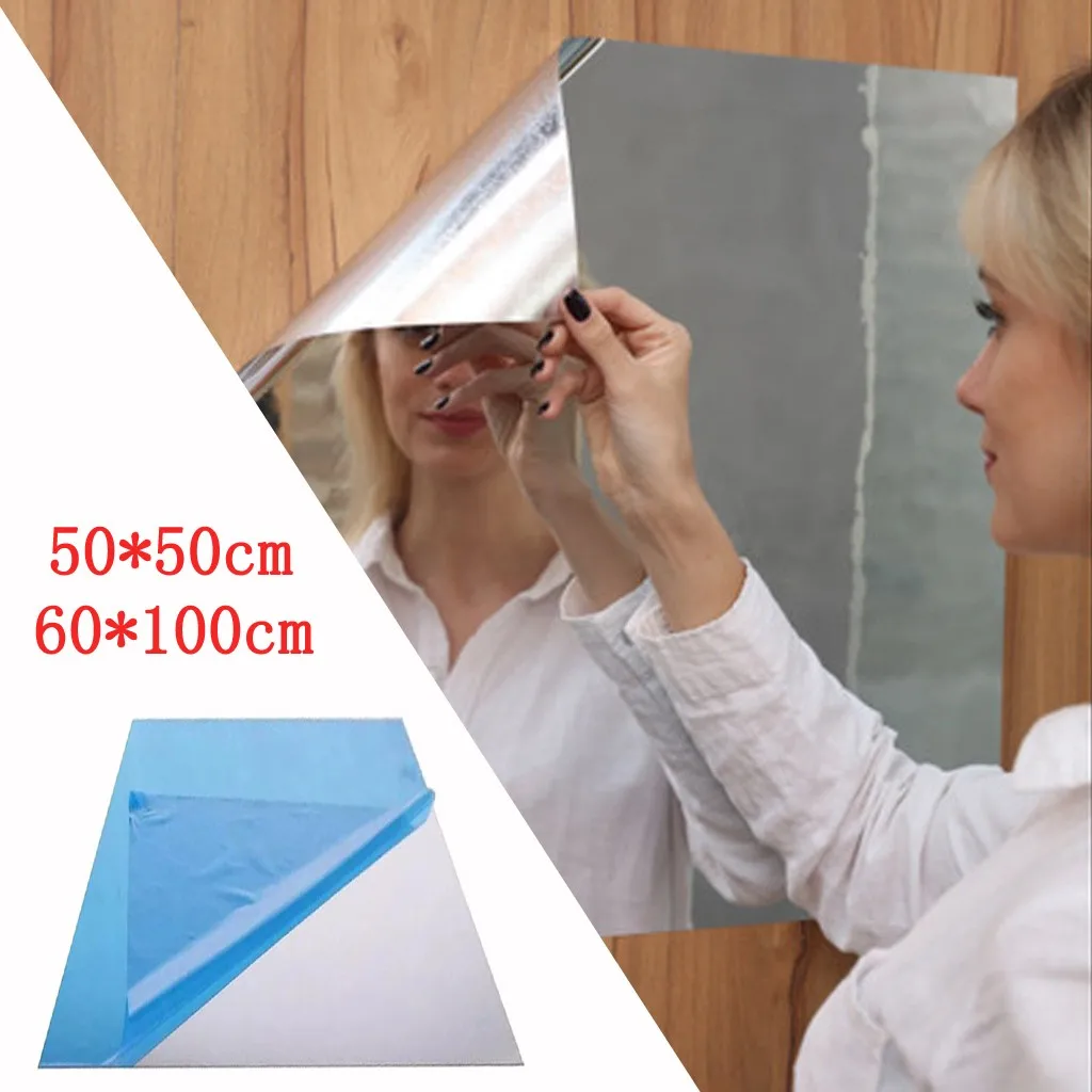 50*50 /60*100 см мягкая наклейка на зеркало для ванной тренировочная все тело