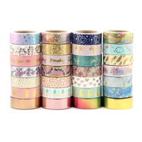 sale price randomly mix 30 rolls lotsetkit top quality foil washi tape masking japanese washi foil tape 15mm10m top quality