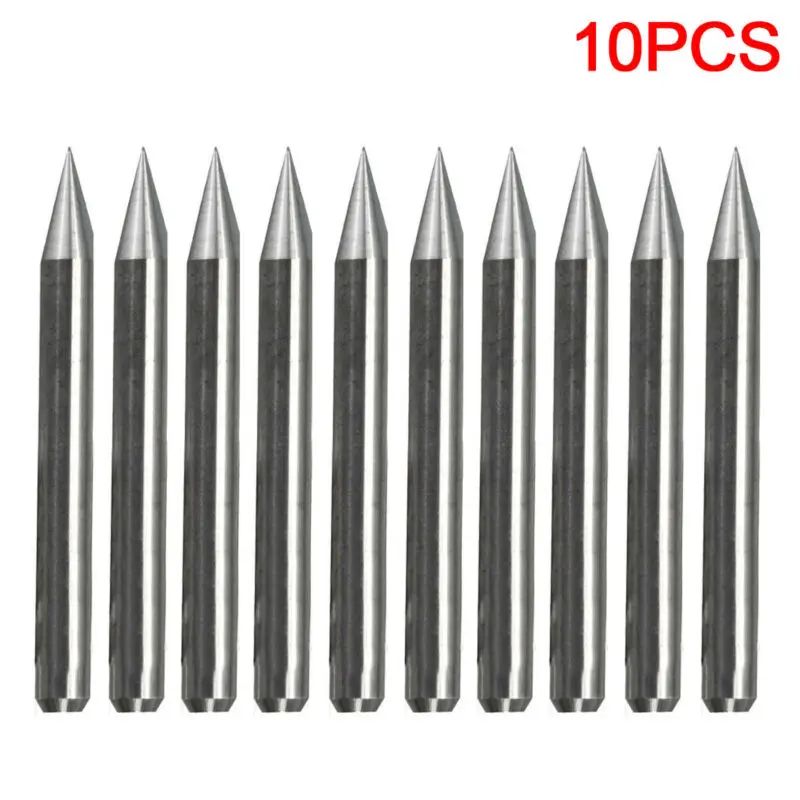 

3.175mm Flat Bottom Carbide CNC Engraving Bits 60 Degree V-Shape Replacement