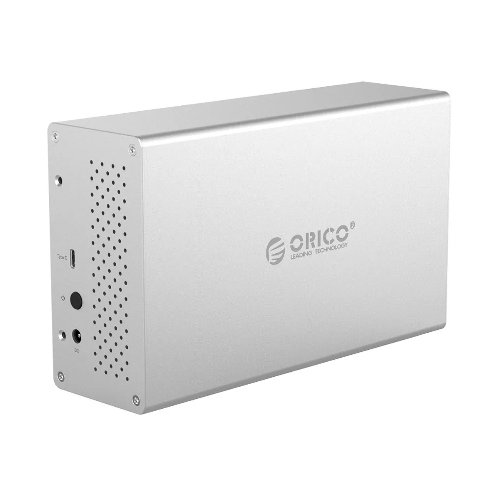 Корпус для жёсткого диска ORICO 2 Bay 3 5 дюйма USB C 20 ТБ|Корпус жесткого диска| |