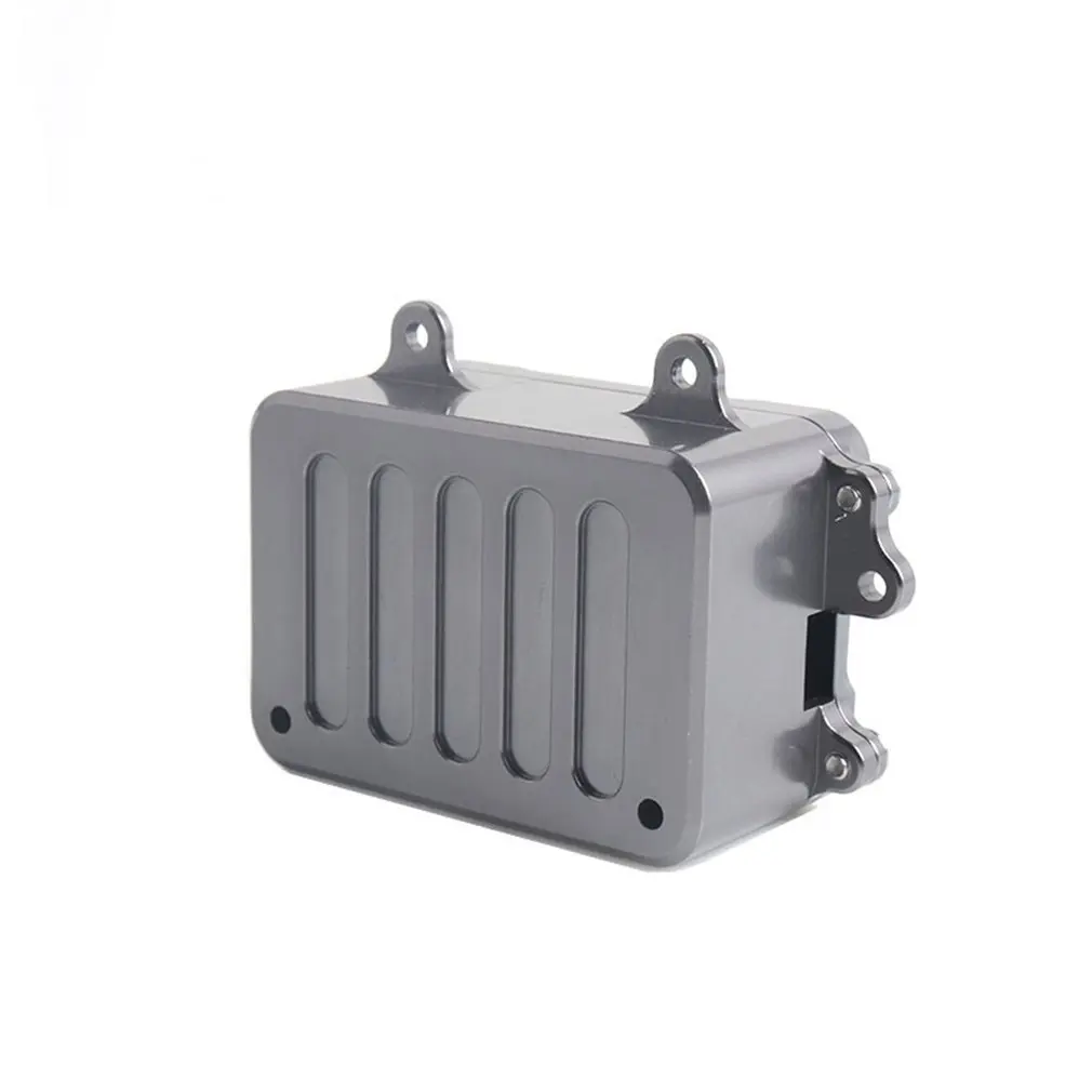 Lightweight Durable Metal Receiver Box ESC for 1/10 RC Crawler Car Axial SCX10 RC4WD D90 D110 Upgrade Parts | Игрушки и хобби