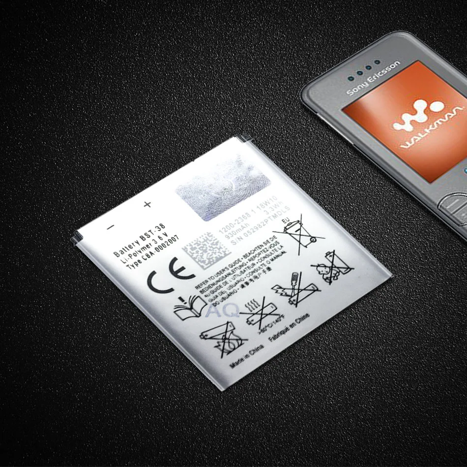 BST 38 аккумулятор для сотового телефона Sony Ericsson W580 W580i W760 T650 X10 W980 W995 U20i C905c S500c C905 930