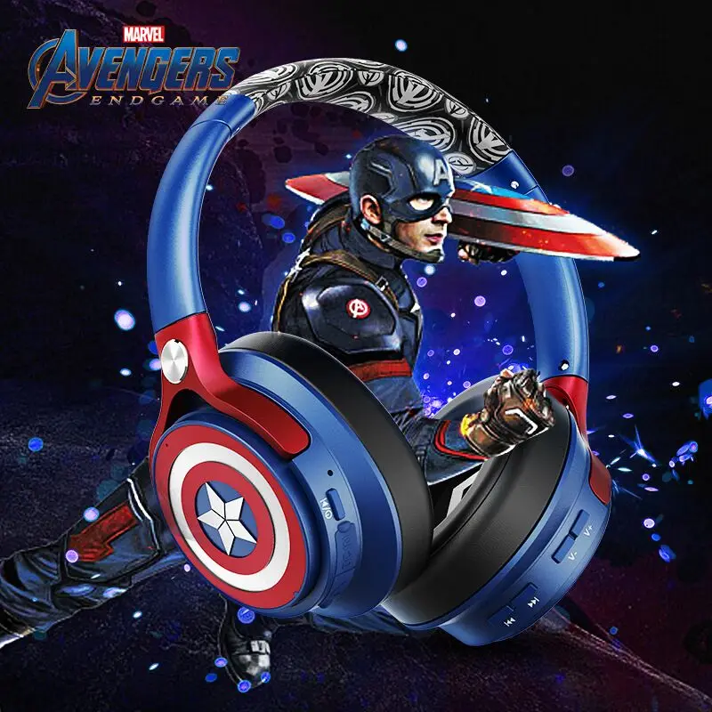MARVEL The Avengers беспроводные наушники blutooth Limited EditIron Man Капитан Америка пантера Игровые наушники для ПК мобильный телефон