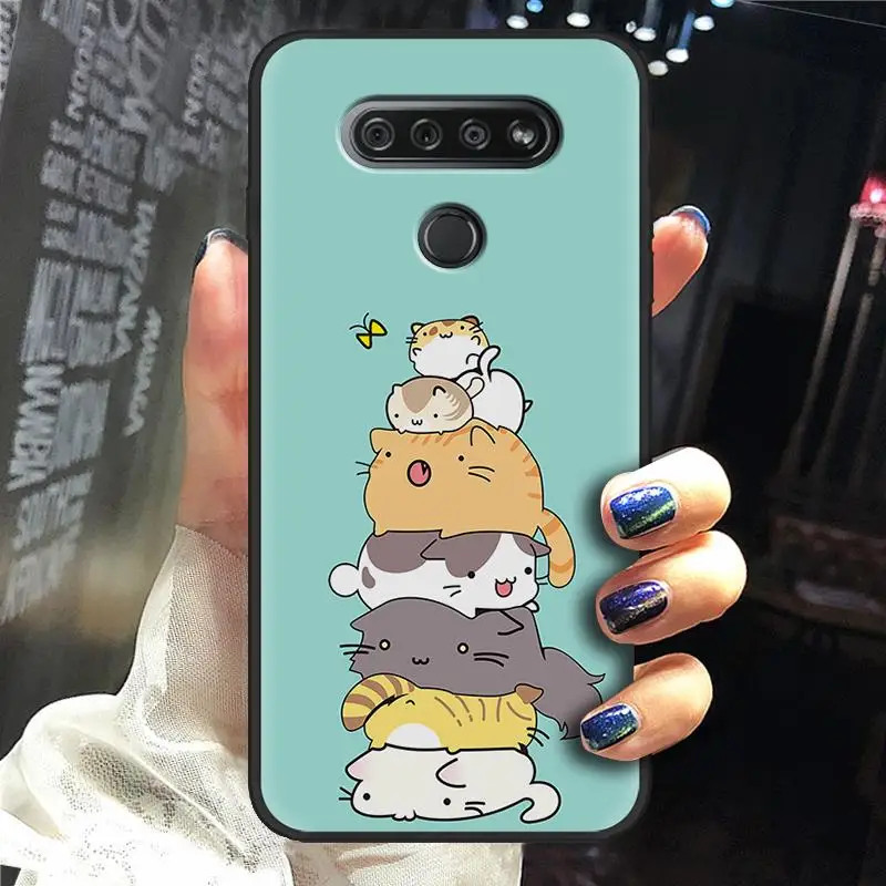 ТПУ чехол для телефона LG K51/Отражает/L555DL матовый мультфильм противоударный
