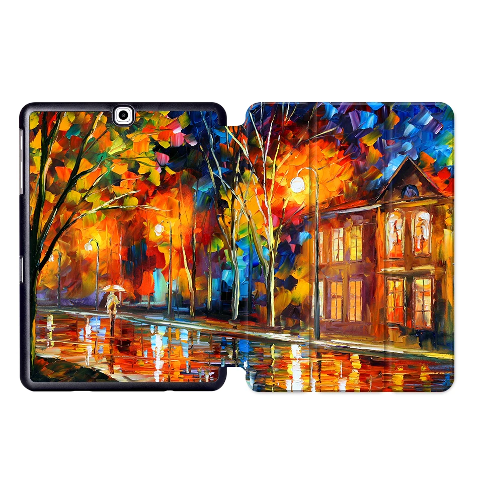 SS05 MTT чехол для планшета с масляным рисунком для samsung Galaxy S2 9,7 ''SM-T810 T813 T815 T819 складной магнитный защитный чехол из искусственной кожи с подставкой - Цвет: SS05