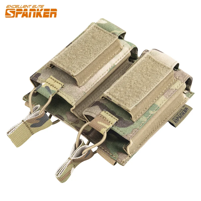 Tactical 001 Vest Quadruple Magazine Bag MOLLE System Ammunition Clip Bag Support Bag