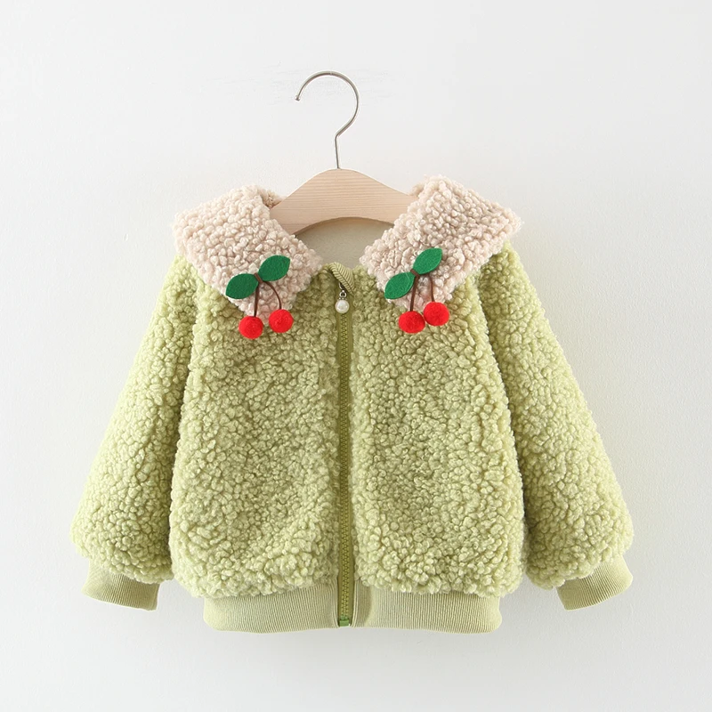 Зимнее новое пальто для маленьких девочек милая мягкая удобная теплая куртка с