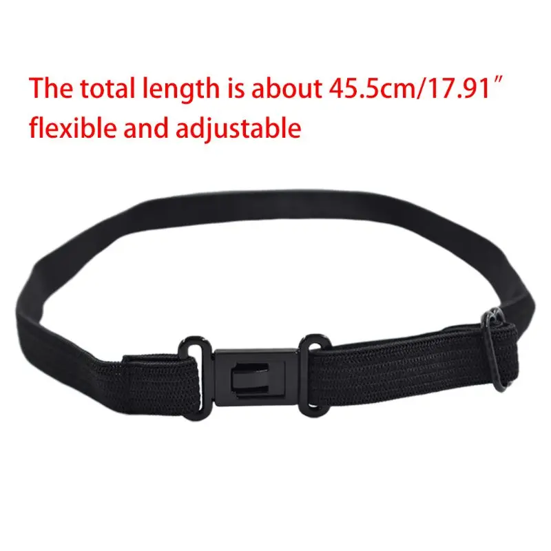 

10Pcs/Set Men Women Kids DIY Accessories Bow Tie Adjustable Polyester Belt with Clip Bowtie Black Elastic Strap Extender Bands