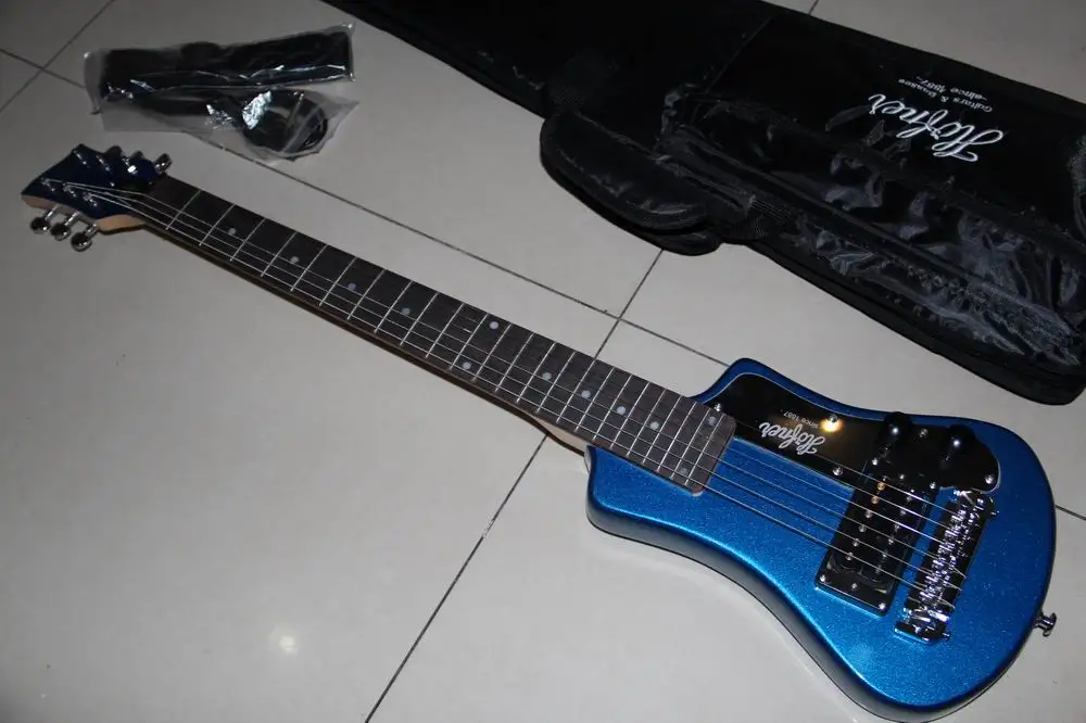 Оптовая продажа мини гитара для электрогитары дорожная с бесплатной сумкой